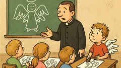 Dowcip: Na religii ksiądz mówi do dzieci