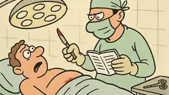 Dowcip: Na sali operacyjnej pacjent szepcze: doktorze...