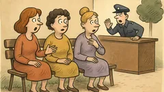 Dowcip: Trzy żony policjantów spierają się...