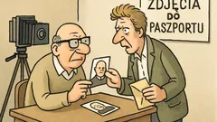 Dowcip: Klient ogląda zdjęcia do paszportu...