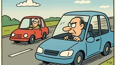 Dowcip: Czasem na drodze spotykam szaleńców!