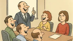 Dowcip: Szef wraca z lunchu w świetnym humorze