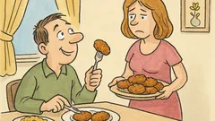 Anegdotka: Kochanie, zjesz jeszcze kotlecika?