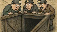 Dowcip: Górnik wpadł do szybu i...