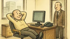 Dowcip: – Co robisz? – Nic, w pracy jestem.