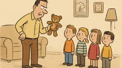 Dowcip: Ojciec piątki dzieci wygrał zabawkę