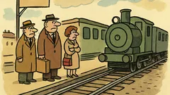 Dowcip: Kolejarze ogłosili strajk, pasażerowie...