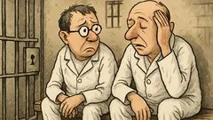 Dowcip: Dwaj lekarze siedzą w celi i wzdychają