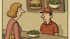 Anegdota: Pójście do McDonalda na sałatkę...