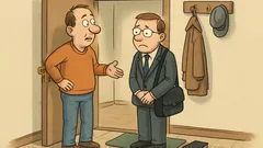 Anegdota: Misjonarz puka do drzwi, a tu...