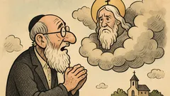 Anegdota: Żyd pyta Boga o ochrzczonego syna