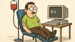 Dowcip: Prawdziwy informatyk ma grupę krwi...