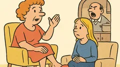 Dowcip: Kowalska wzruszona mówi córce o ojcu