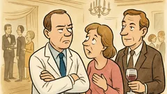 Dowcip: Na przyjęciu lekarz rozmawia z prawnikiem