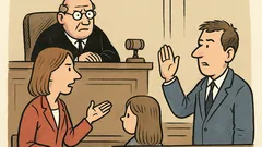 Dowcip: Trwa rozprawa rozwodowa o dziecko