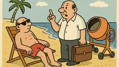 Dowcip: Słońce, piasek, woda... zatrudnię!