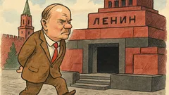 Dowcip: Ziuganow wchodzi do mauzoleum i...