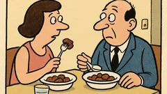 Dowcip: Małżeństwo kanibali siedzi przy obiedzie...