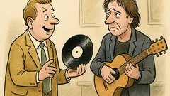 Dowcip: Wiesz, wczoraj kupiłem twoją płytę