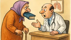 Dowcip: Przychodzi baba do lekarza z książką