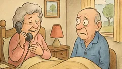 Dowcip: Stara wdowa i wdowiec spotykają się...