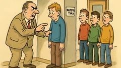 Dowcip: Dyrektor szkoły przechodzi korytarzem...