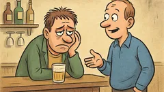 Anegdota: Zenek siedzi w barze, przygnębiony