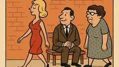 Anegdota: Piękna kobieta cieszy oko mężczyzny