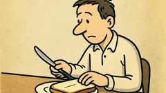 Dowcip: Kanapka studencka – chleb posmarowany...