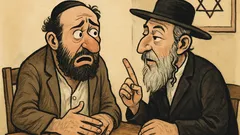 Dowcip: Icek przychodzi do rabina z problemem