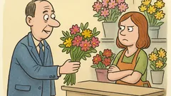 Dowcip: Poproszę piękny bukiet dla damy