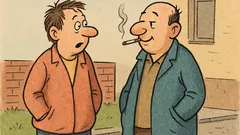 Dowcip: Rozmowa dwóch kumpli o Stefanie pobitym