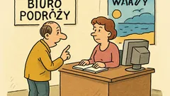 Dowcip: Do biura podróży przychodzi klient...