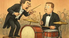 Dowcip: Dyrygent narzeka na perkusistę...