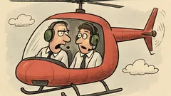 Dowcip: Pilot śmigłowca zgłasza się do kontroli...