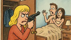 Dowcip: Wchodzi blondynka do mieszkania...