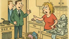 Dowcip: Misiu, zaprosiłem kolegę na kolację...