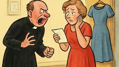 Anegdota: Pastora żona kupiła sukienkę...