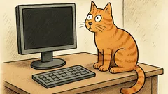 Dowcip: Rośnie nam pokolenie kotów bez monitorów