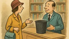 Dowcip: w domu handlowym kobieta pyta sprzedawcę