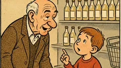 Dowcip: Dziadek opowiada wnuczkowi o occie