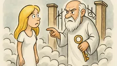 Dowcip: Blondynka umiera, trafia pod niebiańską bramę