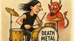 Anegdota: Perkusista deathmetalowy gra tak szybko...