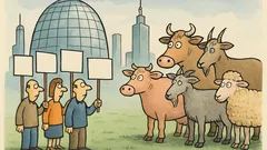 Dowcip: W XXIII wieku garstka ludzi protestuje