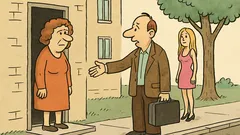 Dowcip: Mężczyźnie łatwiej rzucić żonę niż...