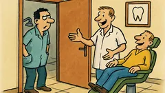 Dowcip: Do polskiego dentysty przychodzi Niemiec