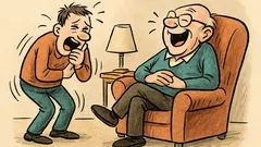 Dowcip: Wczoraj tak śmialiśmy się z dziadkiem, że