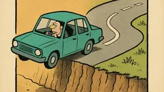 Dowcip: Moje auto jechało normalnie, prosto...