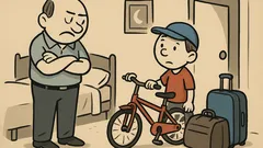 Dowcip: Szaleje kryzys, syn chce rower...