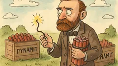Anegdota: Alfred Nobel wymyślił dynamit, bo...